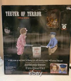 Teeter of Terror Haunting Halloween Animatronic Prop Motion Sensor Creepy Kids