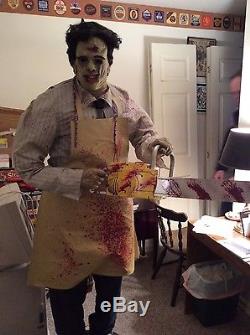 Texas Chainsaw Animated Leatherface Halloween Prop- Retired Gemmy Prop