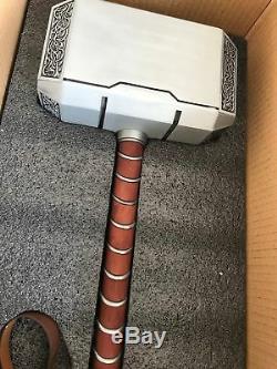 The Avengers 11 Full Metal Thor Hammer Halloween Cosplay Replicated Props USA