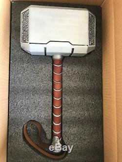 The Avengers 11 Full Metal Thor Hammer Halloween Cosplay Replicated Props USA