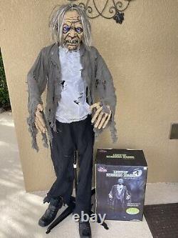 The Gothic Collection Halloween Prop 5 Ft Light Up Standing Zombie Life Size EUC