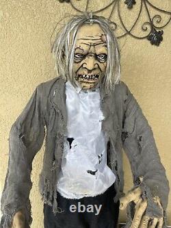 The Gothic Collection Halloween Prop 5 Ft Light Up Standing Zombie Life Size EUC