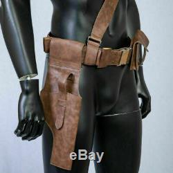 The Mandalorian Belt Star Wars Cosplay Strap Costume Prop Leather Holster Xcoser