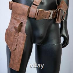 The Mandalorian Belt Star Wars Cosplay Strap Costume Prop Leather Holster Xcoser