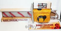 The Texas Chainsaw Massacre Leatherface Bloody Motion & Sound Chainsaw Prop MIB