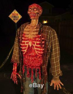 The Walking Dead Zombie Halloween Brain Walker Corpse Ghoul ROTLD Bloody Prop