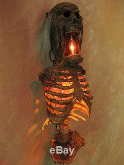 Torso of Terror Sconce, 19 tall, Corpse, Halloween Prop, NEW