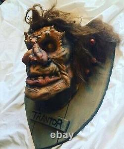 Trantor the troll Plaque Ernest Scared Stupid Wall mount prop replica mask