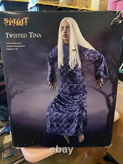 Twisted Tina Dead Girl Spirit Halloween SCARY PROP STATIC 5ft