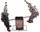 Video! Animated Haunted See Saw Clown Outdoor Halloween Decor Prop Dolls Circus