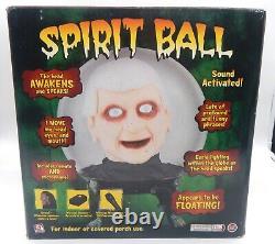 VTG GEMMY 2005 Spirit Ball 15 Animated Talking Mr. Shivers Halloween Prop WithBox
