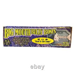 VTG Halloween Big Mouth Billy Bones Bass Glows? Moves? Sings DEPT 13 SCAREWARE