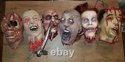 Very Realistic Halloween Severed Heads Props? Scary Spooky Party So Life Like