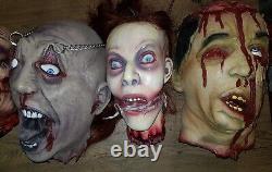 Very Realistic Halloween Severed Heads Props? Scary Spooky Party So Life Like