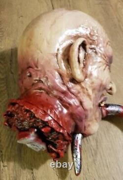 Very Realistic Halloween Severed Heads Props? Scary Spooky Party So Life Like