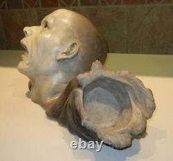 Vintage Carnival Sideshow Movie Prop Zombie Head Halloween Scary