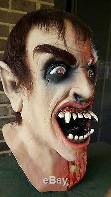 Vintage Distortions Unlimited Rotted Vampire Halloween Mask Prop Scary