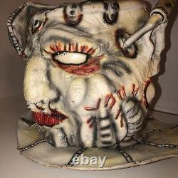 Vintage Life Size Horror Head Gore Horrific Halloween Eyeballs Prop Decoration