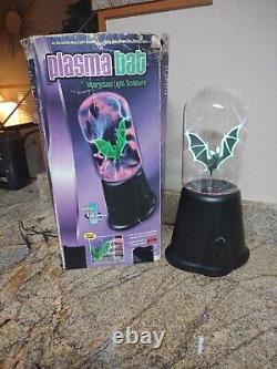 Vintage Plasma Bat Interactive Light Sculpture Halloween Prop RARE! HTF! 2004