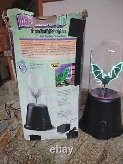 Vintage Plasma Bat Interactive Light Sculpture Halloween Prop RARE! HTF! 2004