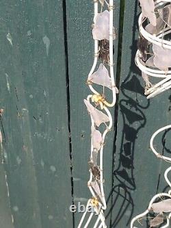 Vintage Skeleton Life Size Metal Wire Translucent Jointed Halloween Hanging