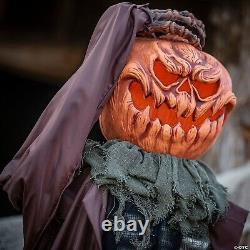 WAIT 4 IT! HALLOWEEN PROP over 6' ANIMATED POP UP HEAD PUMPKIN GHOUL PRE SALE