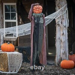 WAIT 4 IT! HALLOWEEN PROP over 6' ANIMATED POP UP HEAD PUMPKIN GHOUL PRE SALE