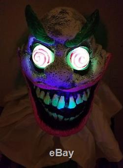 Wacky Mole Evil Clown Spirit Animatronic Life Size 68 Halloween Prop + Box IOB