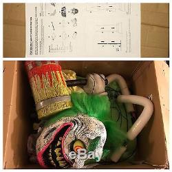 Wacky Mole Evil Clown Spirit Animatronic Life Size 68 Halloween Prop + Box IOB