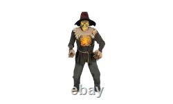 Wait 4 It! 2024 Halloween Prop 8' Animatronic Flame Fire Scarecrow (pre Sale)