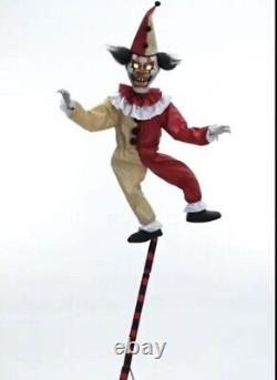 Wait 4 It! 2024 Halloween Prop Animatronic Pole Balancing Evil Clown Pre Order