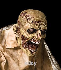 Walking Dead Life Size Realistic-ANIMATED ZOMBIE-Fogger Accessory Halloween Prop
