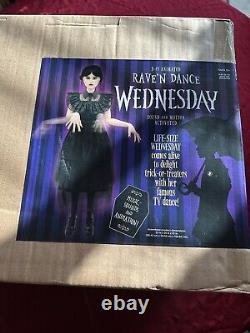 Wednesday 5-ft Freestanding Musical Wednesday Addams Animatronic IN HAND