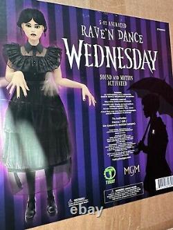 Wednesday 5-ft Freestanding Musical Wednesday Addams Animatronic IN HAND