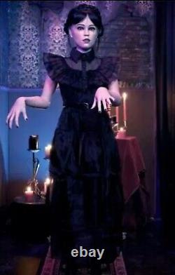 Wednesday 5-ft Freestanding Musical Wednesday Addams Animatronic IN HAND