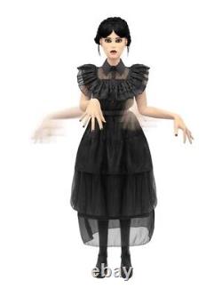 Wednesday Addams 5-ft Freestanding Musical Animatronic IN HAND Ready To Ship