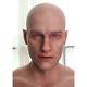 Young Man Realistic Silicone Mask Hand Made Full Head Male Masks Movie Props