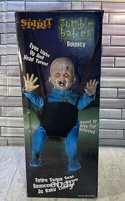 Zombie Baby Spirit Halloween Bouncy RARE WithBox Animatronic Gemmy