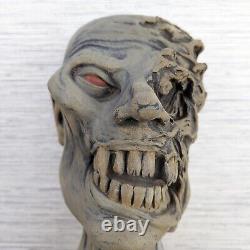 Zombie Bust Halloween Latex Horror Prop Dynamic Design Intl USA Made